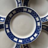 Antique faience plates Badonviller
