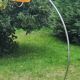 Arco telescopic design floor lamp from the 70s, marble base, chrome rod, plastic lampshade