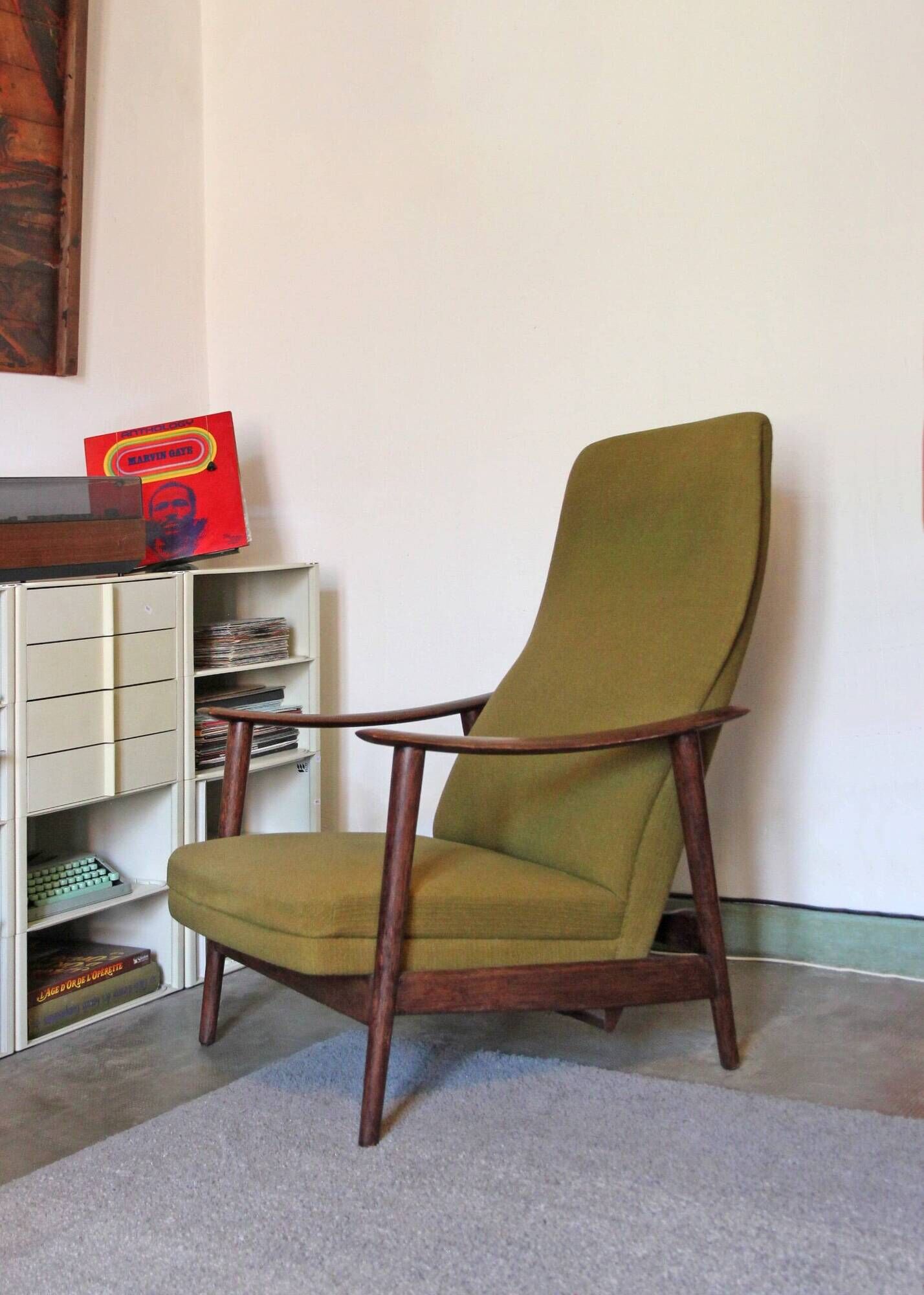 "Combi Star" recliner chair, by Arnt Lande for Stokke Mobler (1962)
