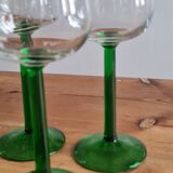 White wine glasses Alsace