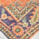 6x10 Faded Orange Classic Pattern Vintage Rug, 177x312 Cm