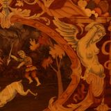 Bar cabinet in wood marquetry