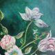 Huile sur toile tulipes en vase