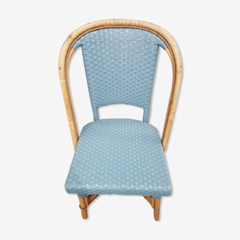 Chaise bistrot bleue