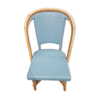 Chaise bistrot bleue