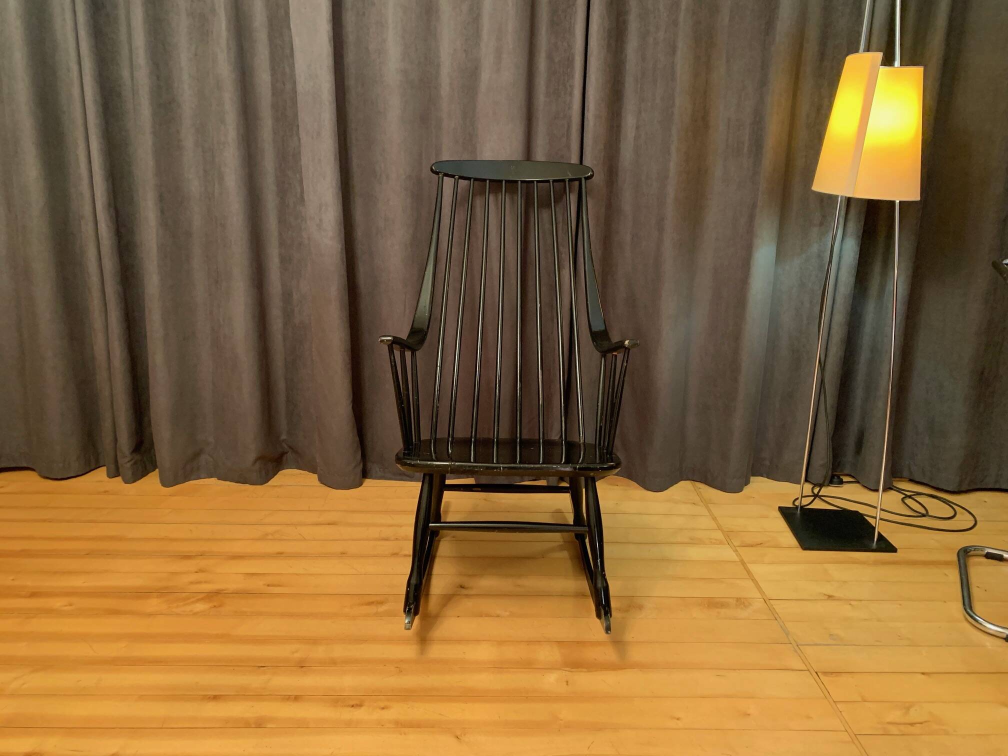 Grandessa rocking chair by Lena Larsson, Nesto, Sweden, 1960s