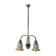 Mid-century Chandelier/Instala Decin,1960's