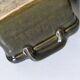 Small terrine in olive green glazed earthenware