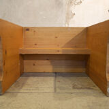 Series of eight stools Les Arcs Charlotte Perriand