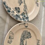 Pair of dessert plates