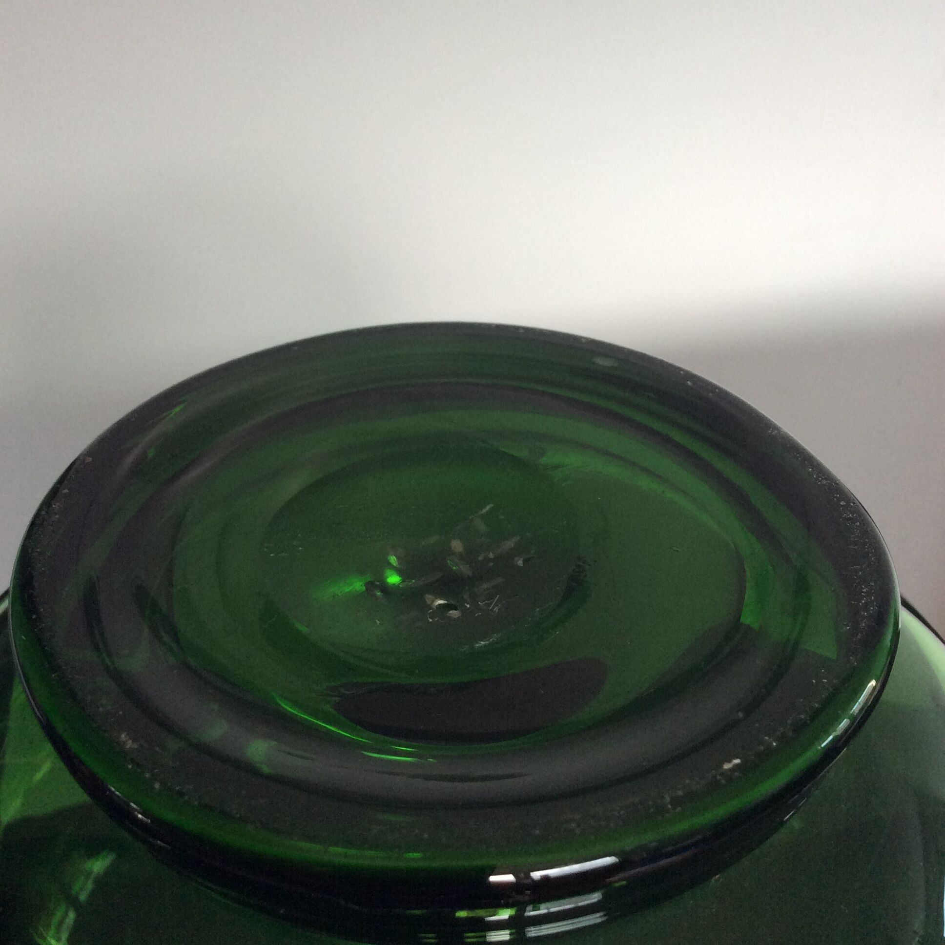 Vintage glass paste vase