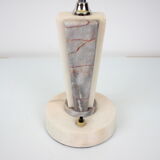 Retro Marble Table Lamp, Kámen Praha, 1950s