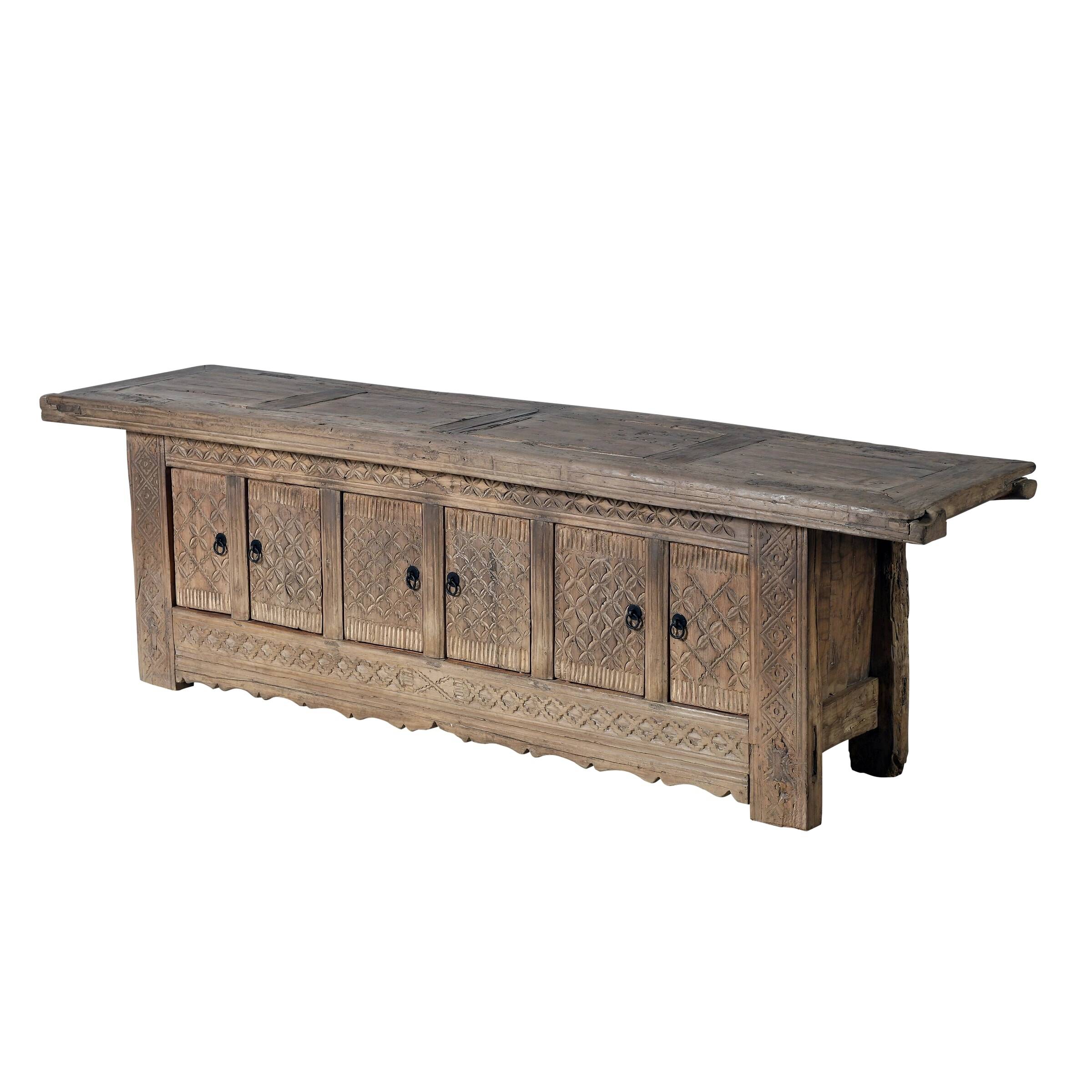 Anyang - Buffet with carved solid wood no. 2