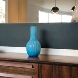 Turquoise cylindrical vase