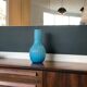 Vase cylindrique turquoise