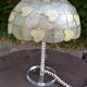 Lampe en nacre et plexiglas années 70