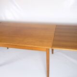 Dining Table With Extension Made In Teak, Danish Design From 1960s
