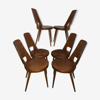 6 chairs Baumann model Mondor