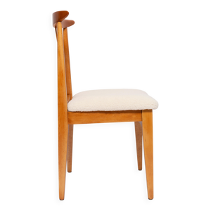 Chaise Mid-Century en - ivoire