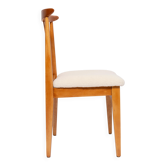 Mid-Century Chair in Cream Ivory Boucle, designed by Mr. Zielinski, Europe, 1960s