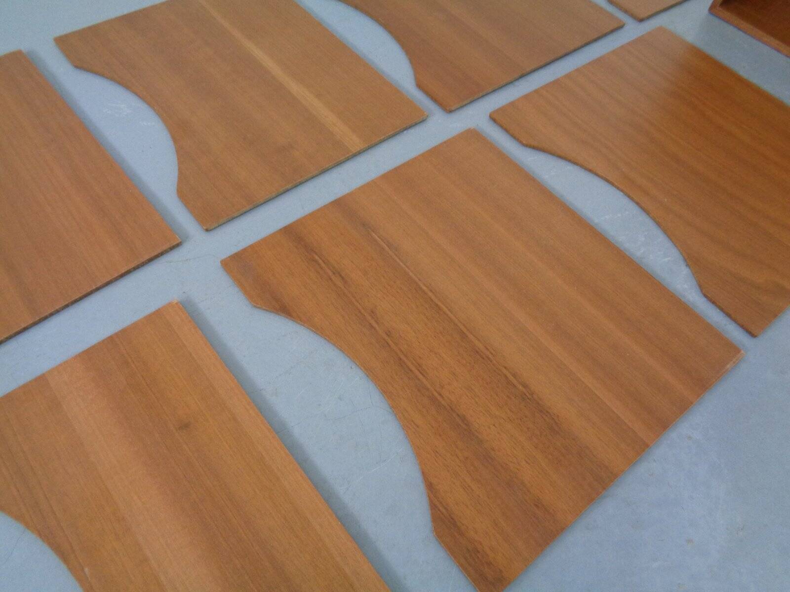 Teak A4 Register Filing Shelves, 1960s