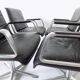 Wilkhahn Delta 2000 set of 4 black leather dining chairs by Delta Design