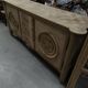 Large buffet in the Arts Décoratifs style, made of natural solid oak.