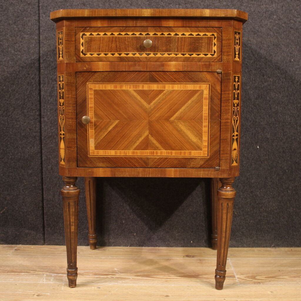 Pair of Louis XVI style bedside tables from the 60s