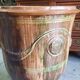 Large glazed terracotta flower pot Boisset Anduze 2002