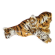 Ceramic sculpture tiger Modern Art Capodimonte