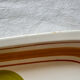 Plat vintage rectangular in earthenware model monaco by salins
