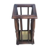 Vintage wooden umbrella holder
