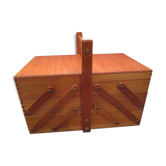 Boite a couture ancienne en bois
