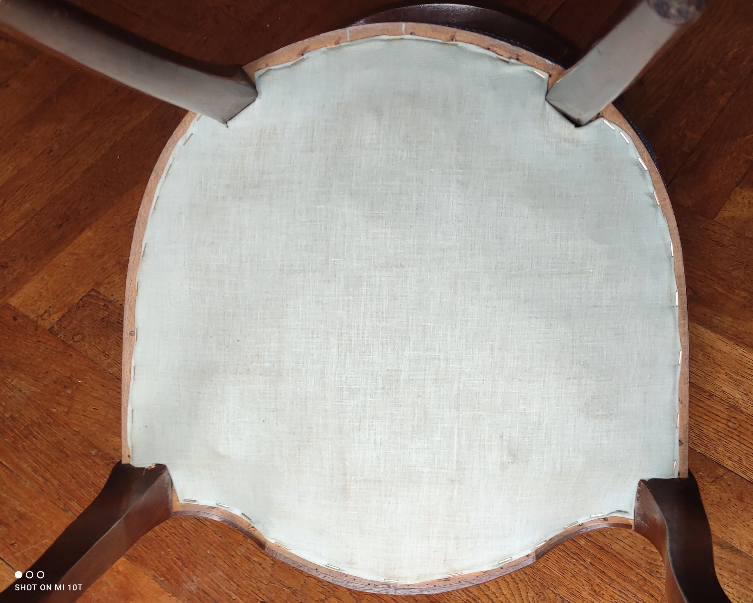 Louis Philippe chair upholstered