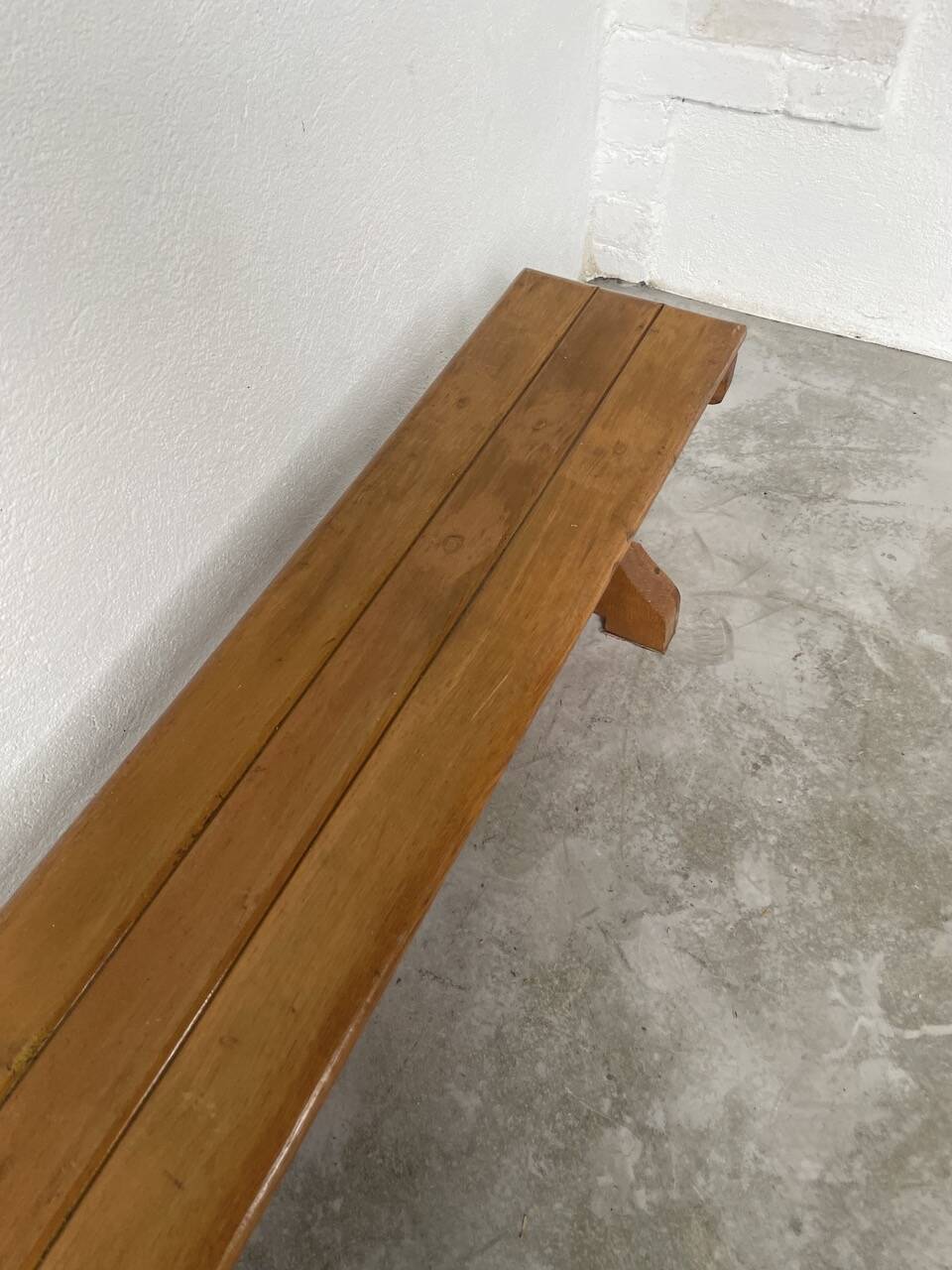 Scandinavian oak bench