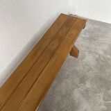 Scandinavian oak bench