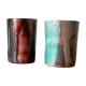Enamelled ceramic glasses