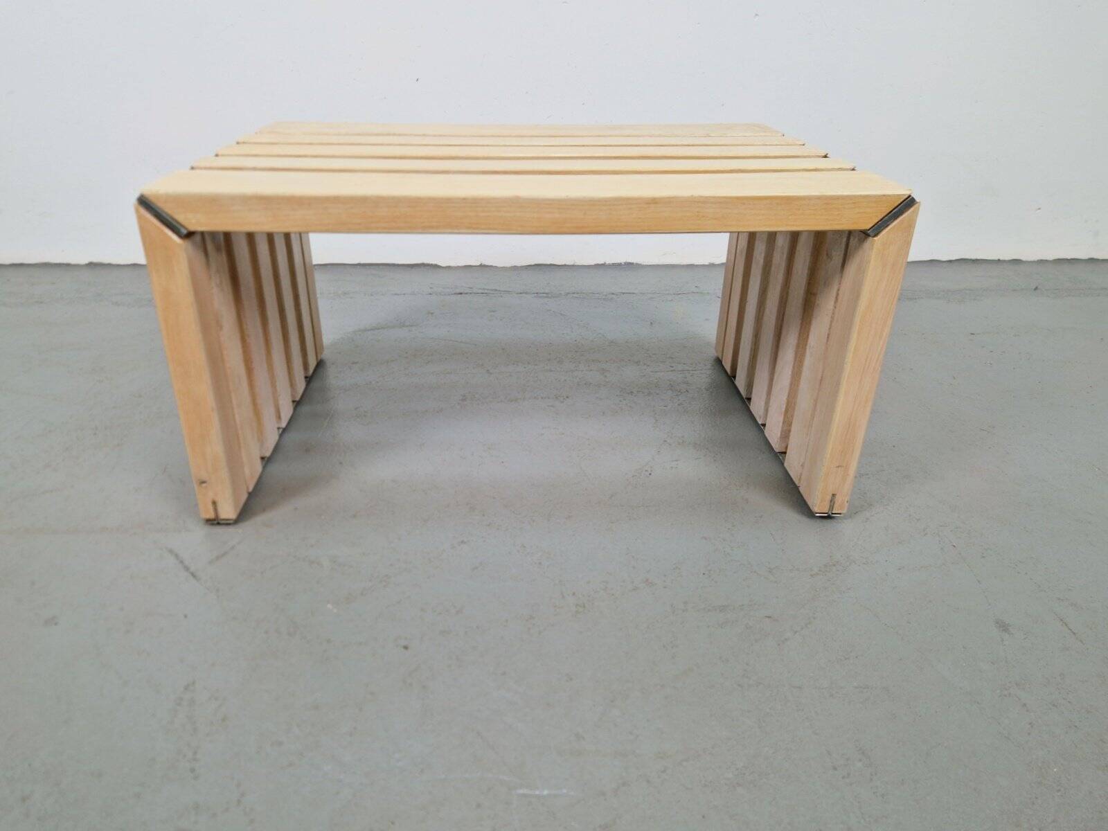 Slat Bench Coffee Table by Walter Antonis for 't Spectrum, 1970s