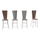 Set of 4 metal chairs