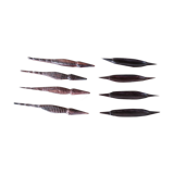 8 exotic wood holder knives