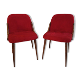 Paire de chaises années 60