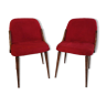 Paire de chaises années 60