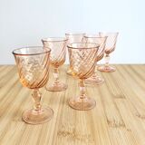 6 Rosaline 70's port glasses