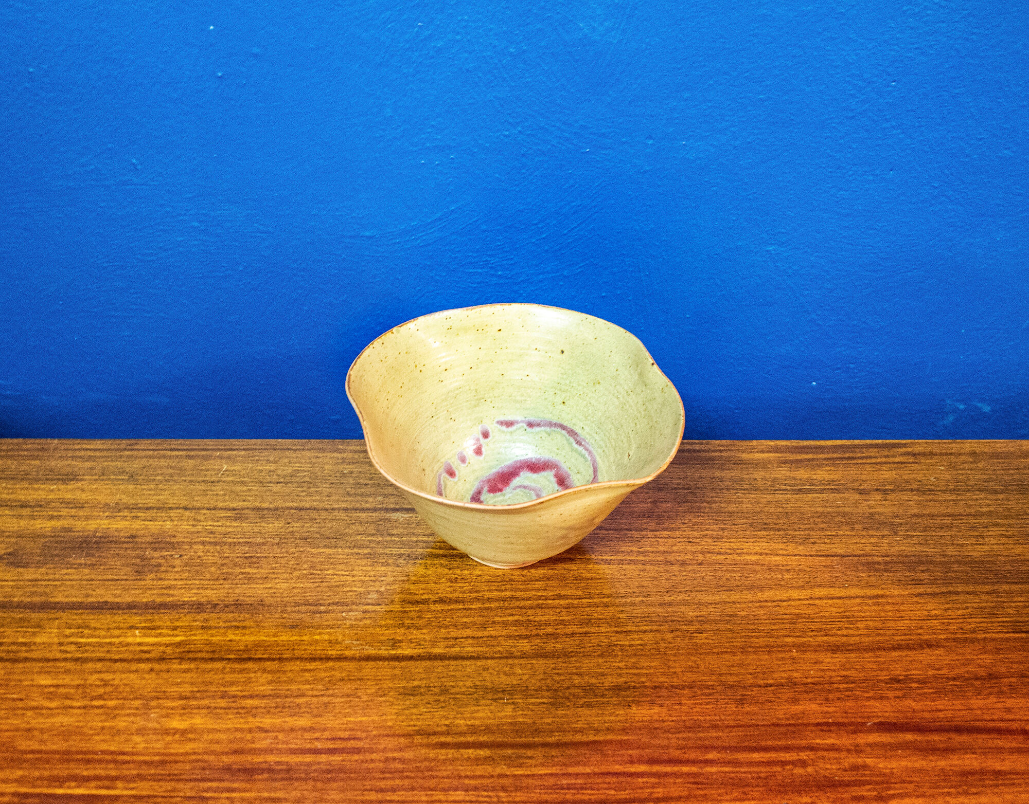 Vase en céramique Raku Scandinavia années 80