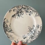 Series of 12 mismatched Terre de Fer dessert plates