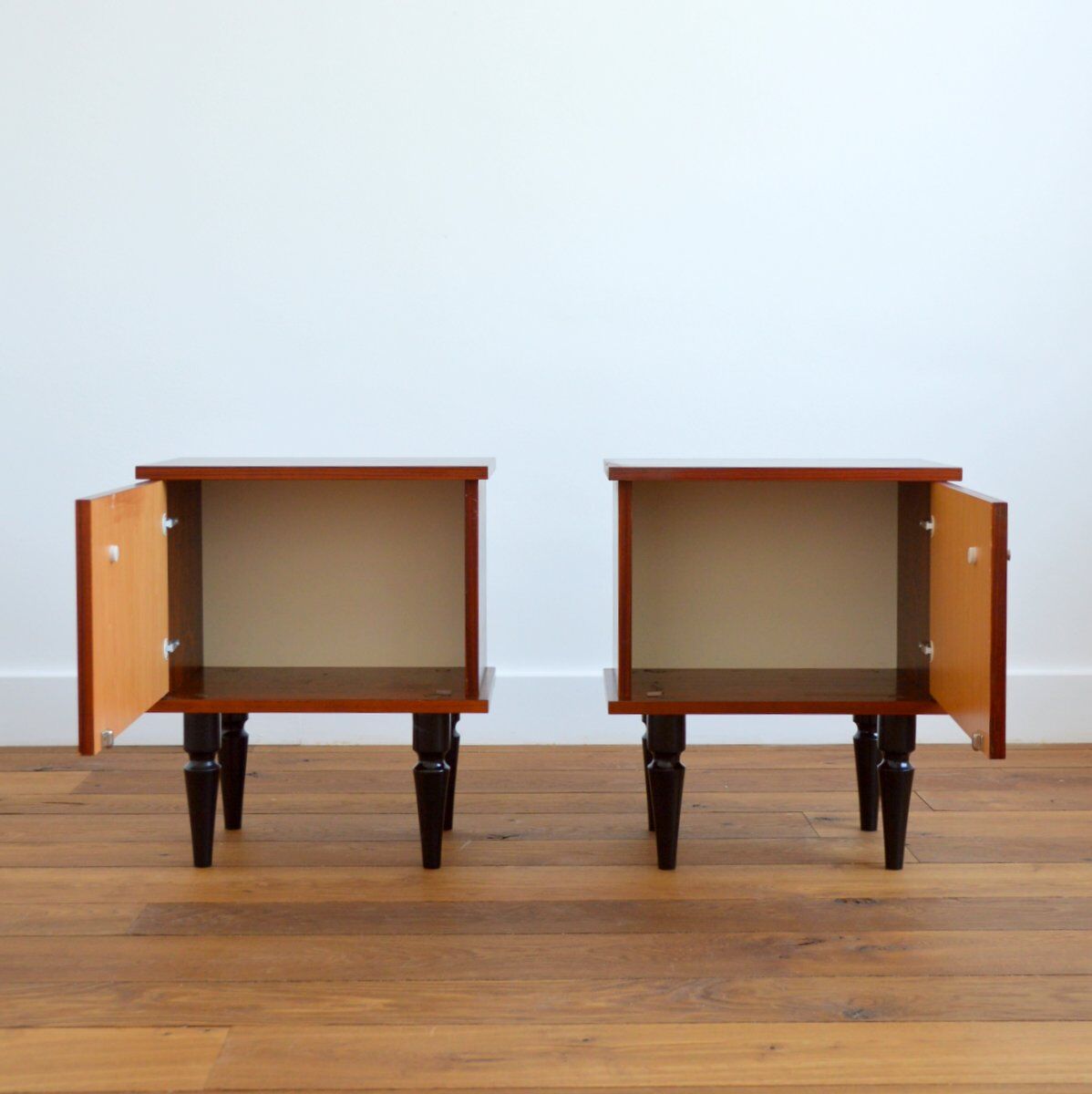 Pair of vintage bedside 1960s