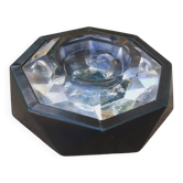 Cendrier Le Tanneur et cristal  Val St Lambert