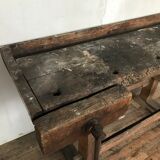 Carpenter Workbench raw wood end 1900