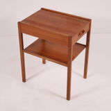 Vintage teak bedside table from Scandinavia