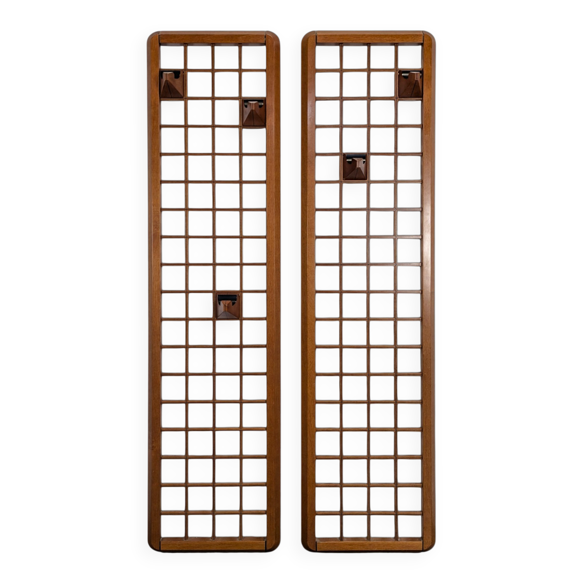 Modular coat rack pair Italian design